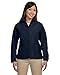 Harriton Ladies Full-Zip Closure Front Pocket Fleece, Hunter, X-Large