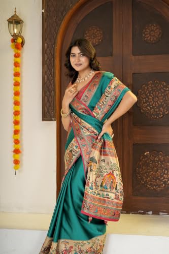 Navshanya Silk satin silk saree – image 4