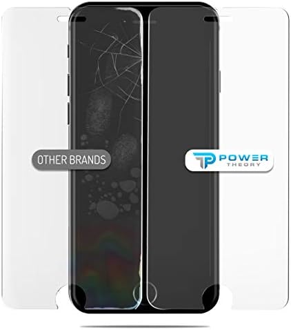 Power Theory Screen Protector for iPhone SE 2020 [2-Pack] with Easy Install Kit [Premium Tempered Glass for SE 2]