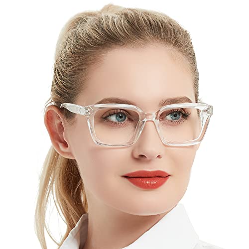 Image of Lightweight Reading Glasses Men Women Square Spring Hinges Readers 1.00 1.25 1.50 1.75 2.00 2.25 2.50 2.75 3.00