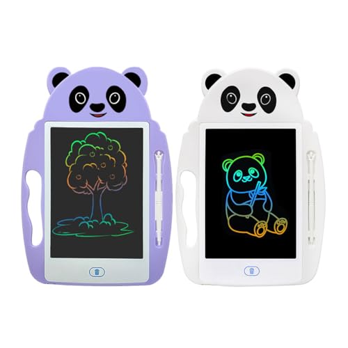 2 Pack LCD Drawing Tablet for Kids, 9 Inch Doodle Board Drawing Tablet, Animal Writing Tablet for Kids, Safe Eye-Proof Educational Toy for Boys & Girls Age 3-12 - Ideal Christmas/Birthday Gift