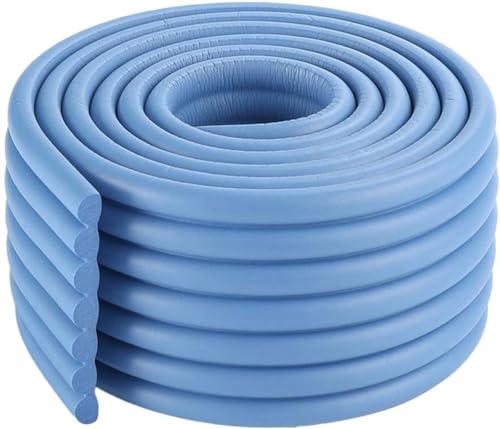 Demanca ベビー コーナーガード コーナークッション 2m 波型タイプ 全長2メートル 高密度NBR素材 衝撃吸収 ケガ防止 衝突防止 安全対策 両面テープ付き DIY 自由にカット かんたん設置 机 家具 幼稚園 家庭用 業務用 (3)