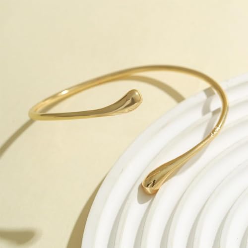Long tiantian Arm Cuff Gold Bangles Bracelets Upper Arm Jewelry for Women Greek Goddess Halloween Costume Accessories 20254