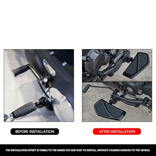 Repose-pieds Softail Breakout usiné CNC au design custom épuré
