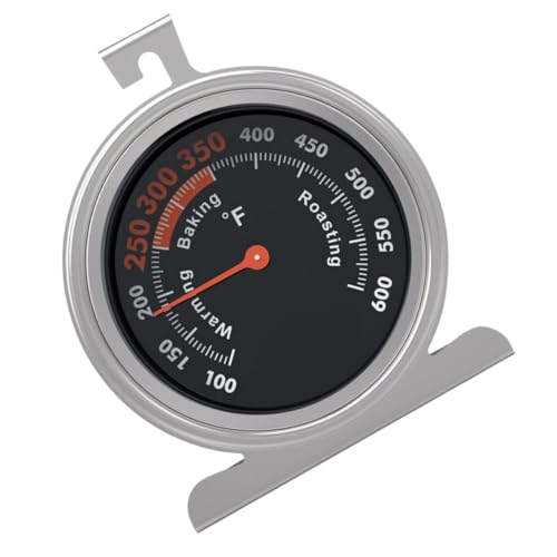 STOBAZA Professional Oven Thermometer with Digital Display High Precision Cooking and Grilling Thermometer for Accurate Temperature Monitoring Baking Roasting and BBQ