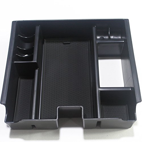 1PCS Plastic Interior Front Center Console Armrest Organizer Tray Storage Box For Jaguar XF 2010-2015