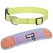 Blueberry Pet Large Dog Collar, Coral & Lilac Girl Dog Collar, Medium Pink Dog Collar for Female Dogs, Award-Winning, Eco-Friendly, Comfortable, Breathable Mesh, Fits 18