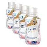Ensure Plus Advance Supplemento Nutrizionale Ipercalorico ed Iperproteico |Formato bevanda| Alimento a fini medici speciali iperproteico| Confezione 4x220ml Gusto Fragola (Confezione da 4)