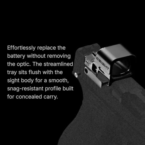 Image of OSIGHT K Micro Red Dot Sight, 6 MOA Open Reflex Sight with RMSc /K Footprint, Parallax-Free Durable Optic for Subcompact Setups