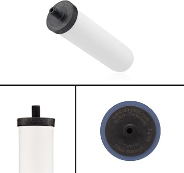 British Berkefeld Doulton Water Filter Candle Compatible with Replacement for Berkey Gravity Water Filter System BB9-2 2 Pack