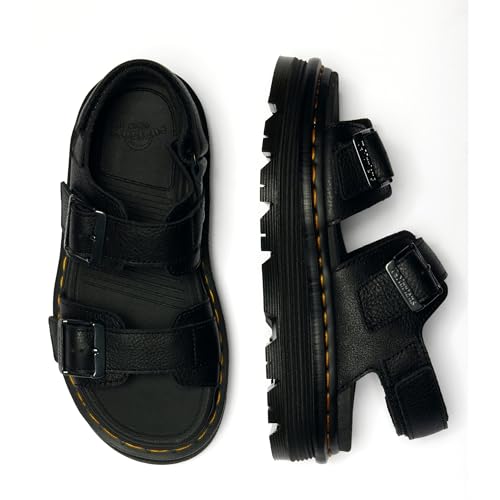 Dr. Martens Sandales Zebzag pour femme, Noir , 37 EU