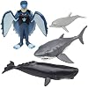 Wild Kratts 4-Pack Action Figure Set - Activate Creature Power - Swimmers