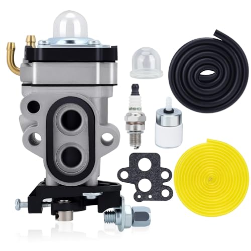 Kizut 130BT Carburetor for Hus-qvarna 130 BT 530BT Backpack Leaf Blower Parts RedMax EBZ3050RH EBZ3000RHCA 504116101 Carb with Spark Plug Primer Bulb Fuel Line Filter Kit