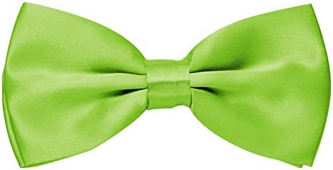 MASADA bow tie - men's accessory in shiny-look, continuously adjustable, handmade with hook closure - 12 x 6 cm