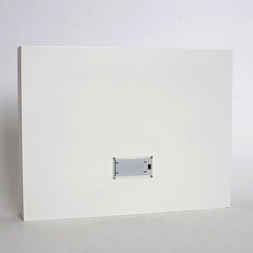 Miniatura 6 de PIONEER-EFFORT Calendario de Adviento de madera de Navidad con 24 cajones para llenar pequeños regalos, escena de Navidad con luces LED, cuenta