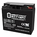 Mighty Max Battery ML18-12F2-12 Volt 18 AH, F2 Terminal, Rechargeable SLA AGM Battery