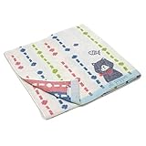 今治タオル 日本製 ポペット バスタオル ブルー（ネコ） 60×120cm