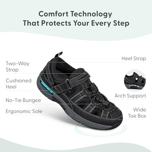 Orthofeet Men's Clearwater Sandal3