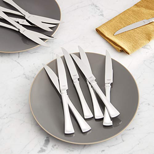 Lenox Portola 12-Piece Steak Knife Set, 3.60 Lb, Metallic #TOP4