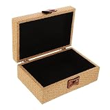 Amplia capacidad de almacenamiento: esta caja de almacenamiento ofrece una gran capacidad, lo que la hace ideal para organizar y almacenar varios artículos del hogar, caja de almacenamiento de manualidades, caja decorativa con tapa