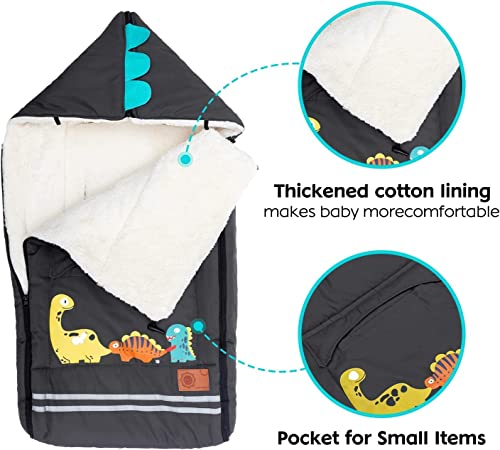Jomifin Baby Stroller Bunting Bags With Fleece Lined Baby Car Seat Cover #TOP3