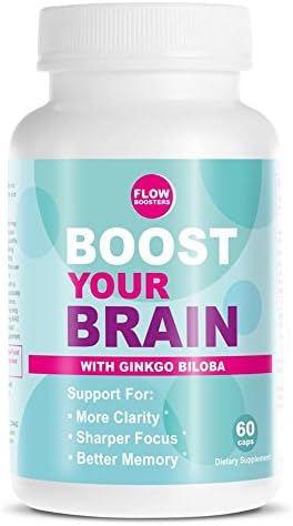 Boost Your Brain Better Clarity Focus & Memory Natural Brain Supplement 60 capsules
