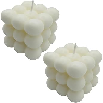2 st ck Bubble Kerze Candle Deko Kerze aus Soja Bienenwachs nat rlich und wohlriechend Handmade Kerzen