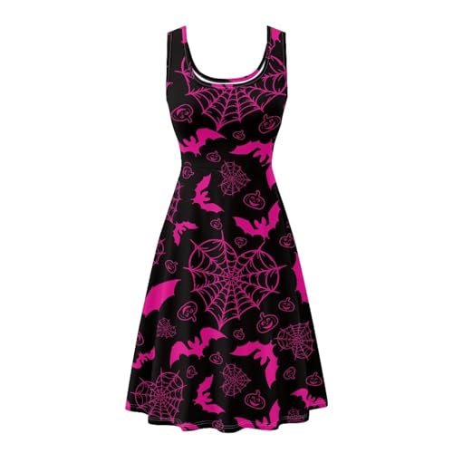 Image of Renewold Women's Sleeveless Tank Dress with Pockets, Casual Scoop Neck A-Line Sundress for Summer, Travel and Vacation