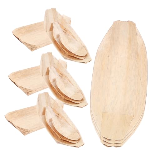 Platos desechables forma barco para sushi x40 miniatura 1