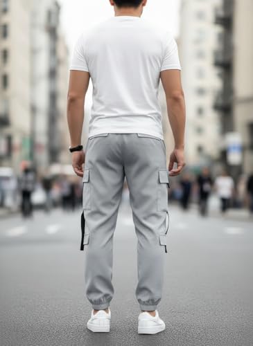 Image of Mack Jonney Men's Solid Joggers | Solid Design | Regular Fit | Casual & Athleisure Wear |Pack of 1-MMJ-79