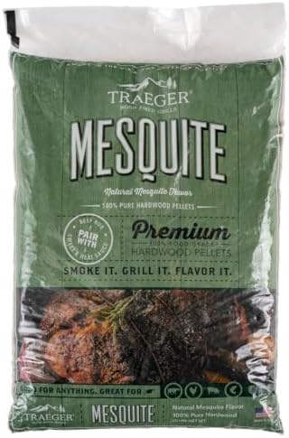Mesquite Wood Pellets 100% Natural and Food-Friendly for Pellet Grills - 9 kg