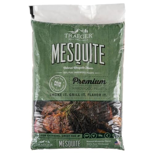 Wood pellets Mesquite 100% Natural and food-grade for pellet grills - 9 kg