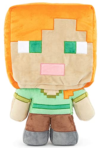 Jay Franco Minecraft Alex Almohada Decorativa para Niños Cojín de Lujo con Formas Cover