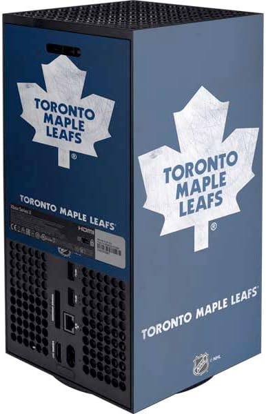 Skinit Decal Gaming Skin Compatible with Xbox Series X Digital Edition Console - Officially Licensed NHL Toronto Maple Leafs Distressed Design