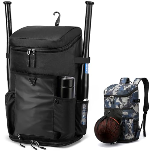 Sac à dos de baseball pour ranger casque gant et batte sans salir vos vêtements