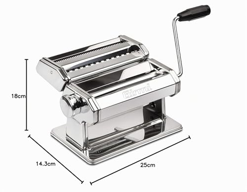 Girmi IM90 Voiture pour là Pâtes, 9 Ajustements, Patin à Roulettes dans Aluminium de 15 cm, Acier INOX – vue 5