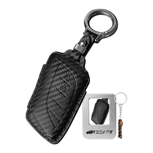 Coque de clé Lexus en cuir noir haut de gamme pour protéger votre boîtier d'origine