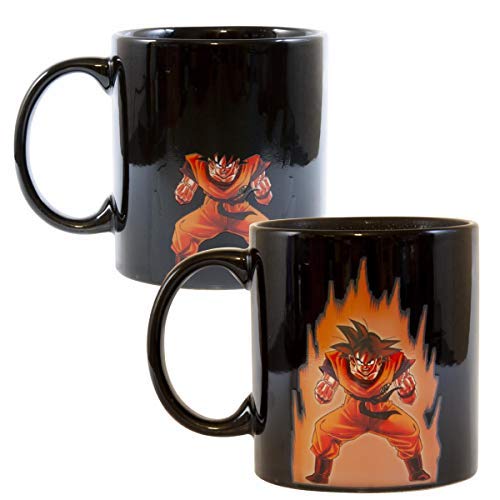 Dragon Ball Z Custom Goku Symbol Heat Reactive Mug Black Ceramic Buy 