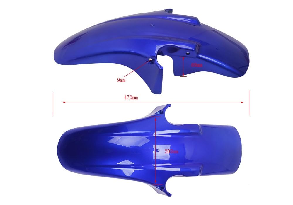 BeNsil Parafanghi Moto Parafanghi Parafango Anteriore Moto Splash Guard Fango per CB250F CB600F CB900F CB1300 per Hornet 250 600 900 CB600 per Hornet600 Paraspruzzi Paraspruzzi (Color : 1)