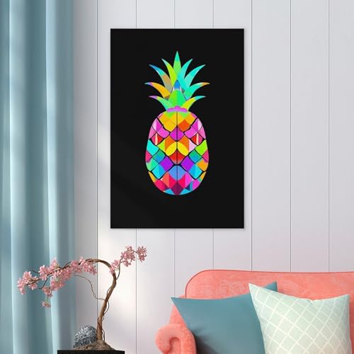 Ananas marbre vif affiches murales au design vintage et raffiné - 6