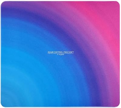 X-Raypad Aqua Control Pro Soft Neon Rainbow - XLS 500x500x4mm Gaming Mouse Pad Cloth Japan Authorized Dealer