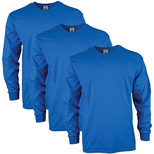 Image of Gildan Adult Ultra Cotton Long Sleeve T-Shirt, Style G2400, Multipack