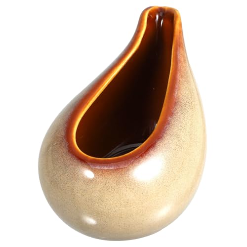TOVINANNA Jarra para Salsa y Leche Diseño Esmaltado para Servir Cremas Siropes y Aderezos Cocina Doméstica y Restauración