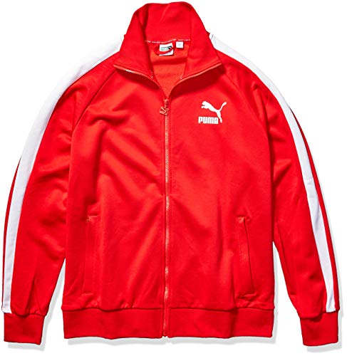 Puma Men's Iconic T7 Track Jacket, High Risk Red, M #TOP16