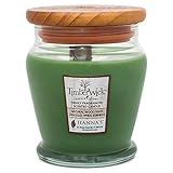 Hanna's Candle Company 100463 Timber Wick Candle with Wooden Lid, 9.25-Ounce, Pine Meadow
