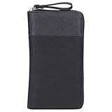 11 x 19 x 3 Zwei Eva EV2 Geldbörse 19 cm nubuk-black
