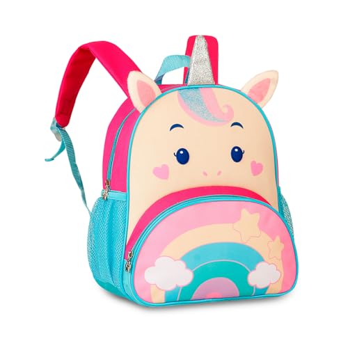 Mochila Costas Clio Pets Unicórnio Rosa 13'' - Clio Style