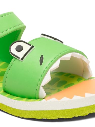 Image of ONYC Premium Crocodile Artistic Kids Sandals - Green (Unisex)