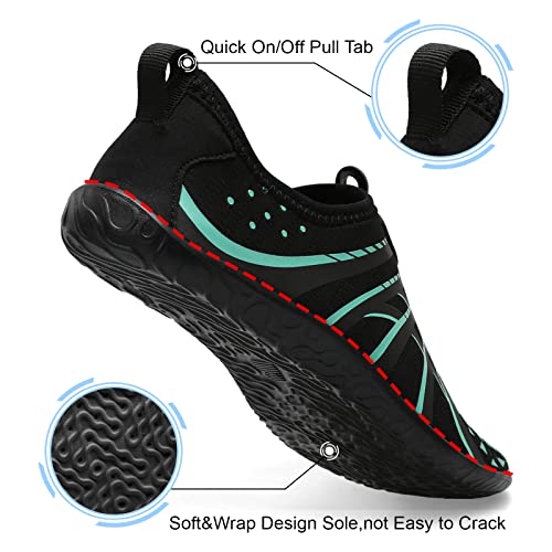 Image of Spesoul Womens and Mens Water Shoes Breathable Quick Dry Soft Barefoot Aqua Socks for Hiking Swim Beach Surf Yoga Sport