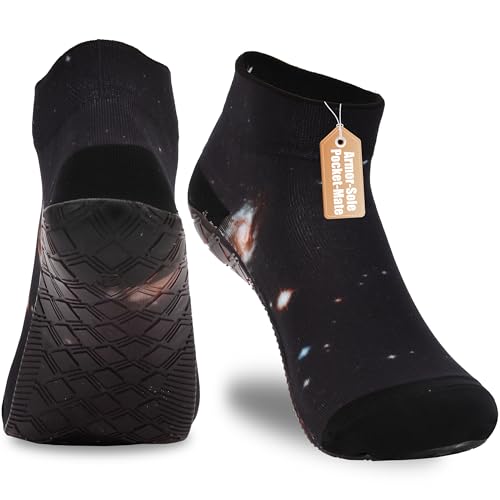 Image of RANDY SUN Barefoot Quick-Dry Sand Beach Socks, Breathable Seamless Yoga Sock With TPE Sole